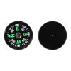 50pcs 0.8in/20mm Lightweight Pocket Compass Portable Oil Filled Button Compass For Hiking Camping Outdoor Activities