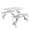 One Piece Folding Table and Chair Aluminum Alloy--YS