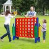 Jumbo 4-to-Score Giant Game Set with 42 Jumbo Rings and Quick-Release Slider