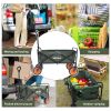 Collapsible Folding Utility Wagon Cart Heavy Duty Foldable Outdoor Garden Camping Cart with Removable Fabric,