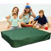 Sandbox Cover, Square Protective Cover for Sand and Toys Away from Dust and Rain, Sandbox Canopy with Drawstring