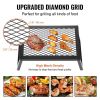 Folding Campfire Grilling Rack for Outdoor Open Flame Cooking